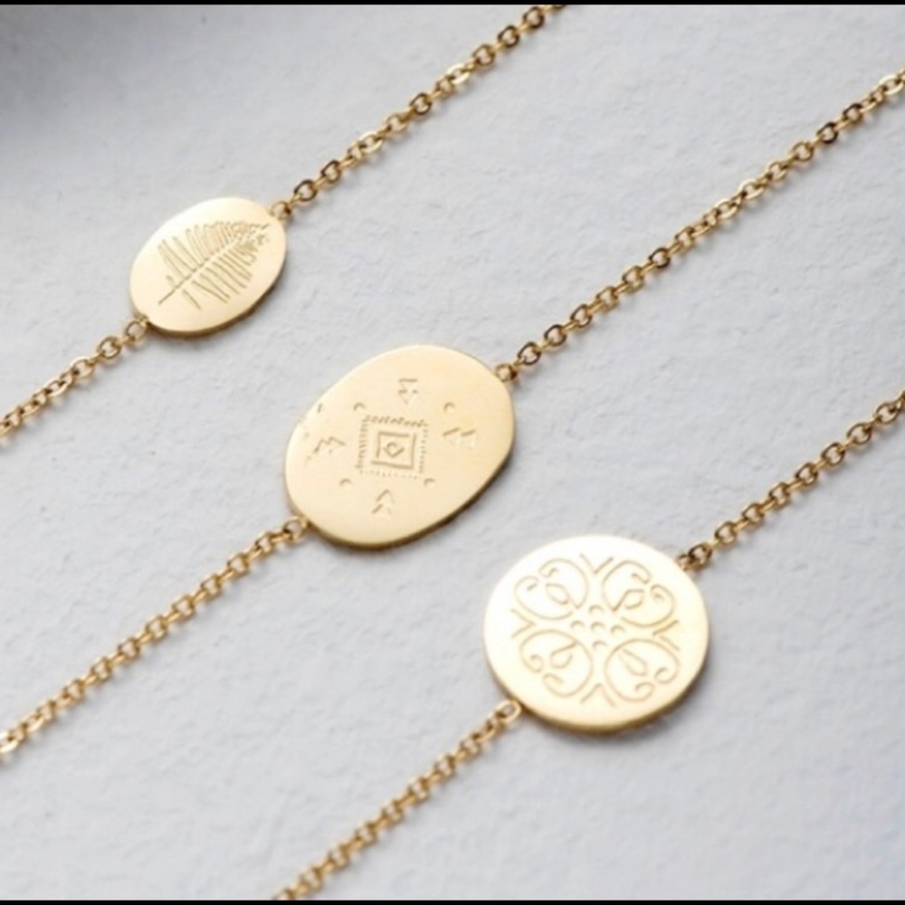 BOHO 14K Gold Plated Stainless Steel Bracelets